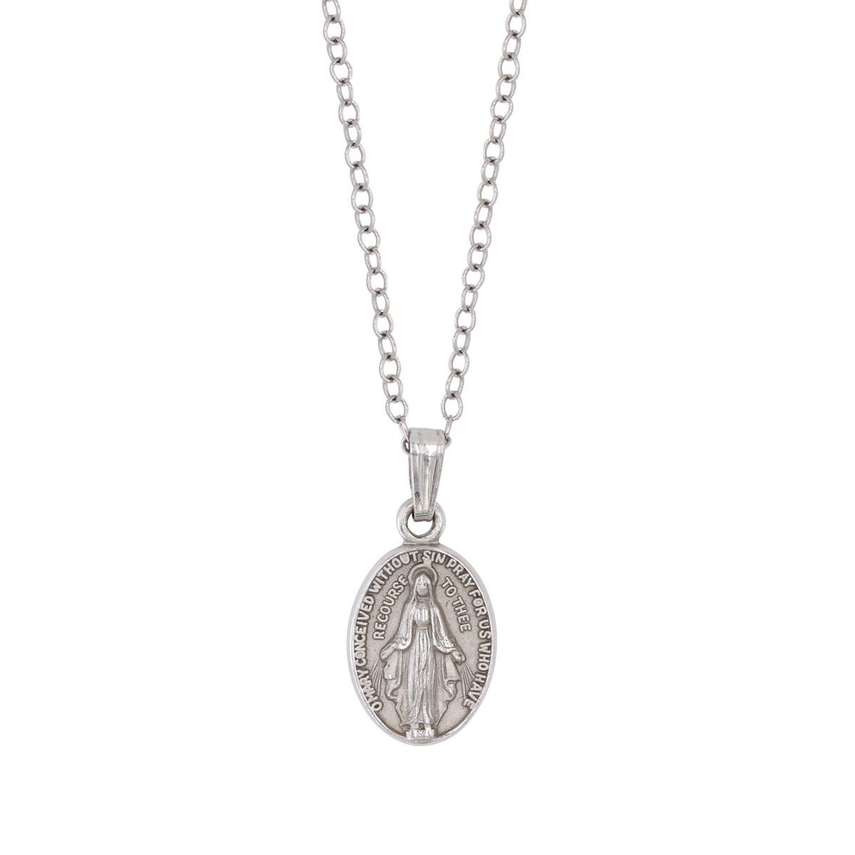 Medalla de la Virgen en Plata Joyer&iacute;a Religiosa