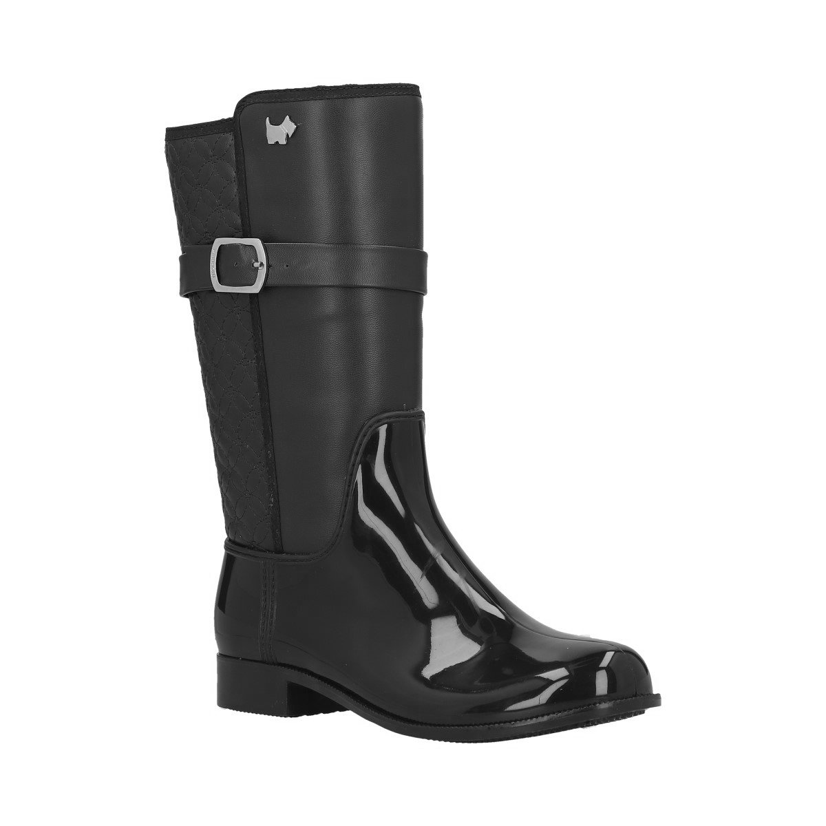 Bota de Lluvia Altura Media Negra Ferrioni