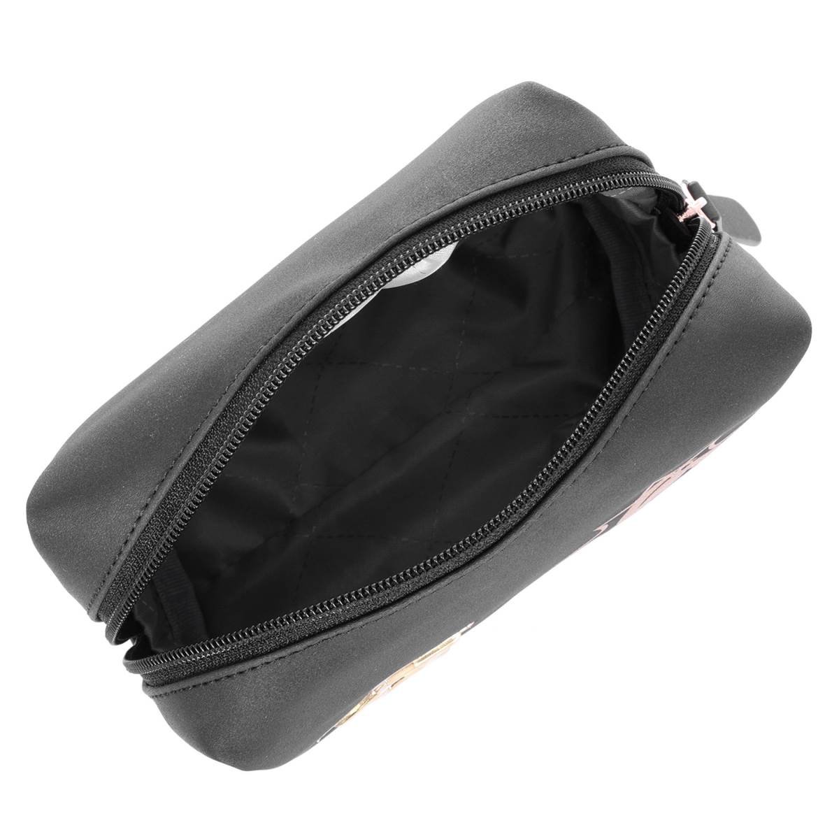 Cosmetiquera Case Negro con Estampado Jasmine W Capsule