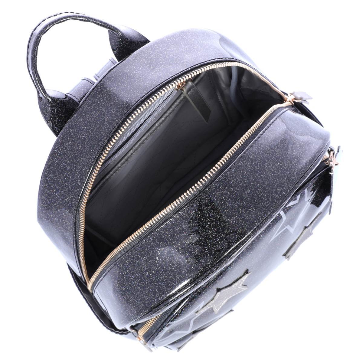 Backpack Negro con Charm W Capsule