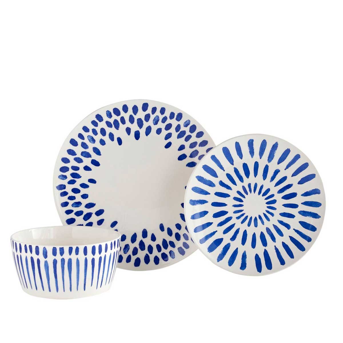 Plato Extendido Cobalt Blue & White Pier 1 Imports