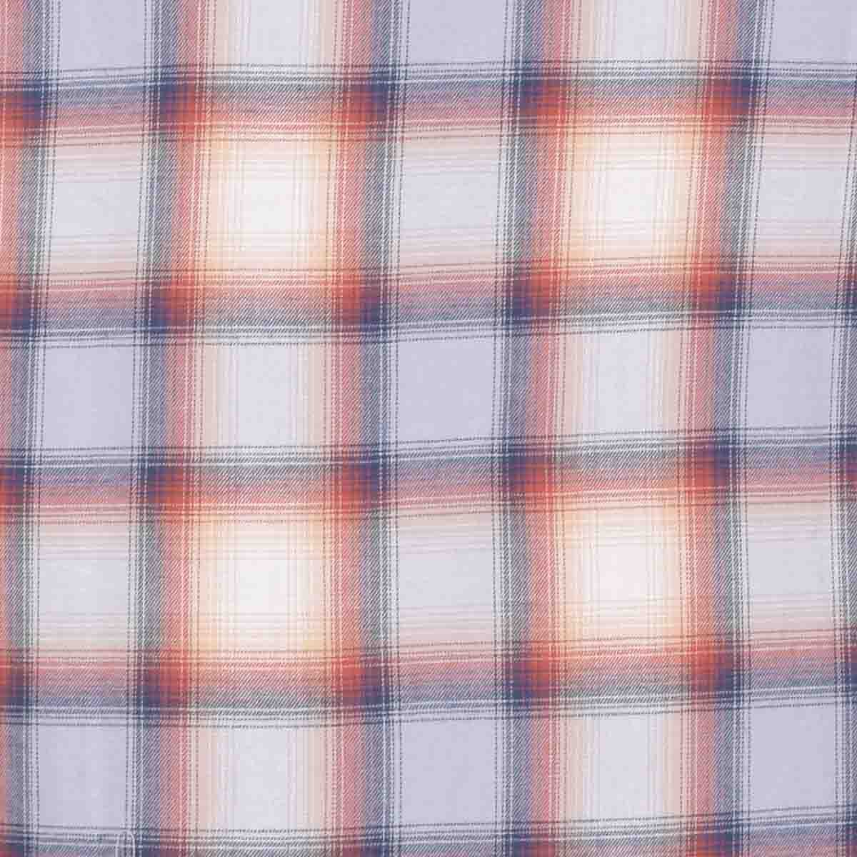 Camisa Manga Larga a Cuadros Color Azul Combinado Jeanious Plus