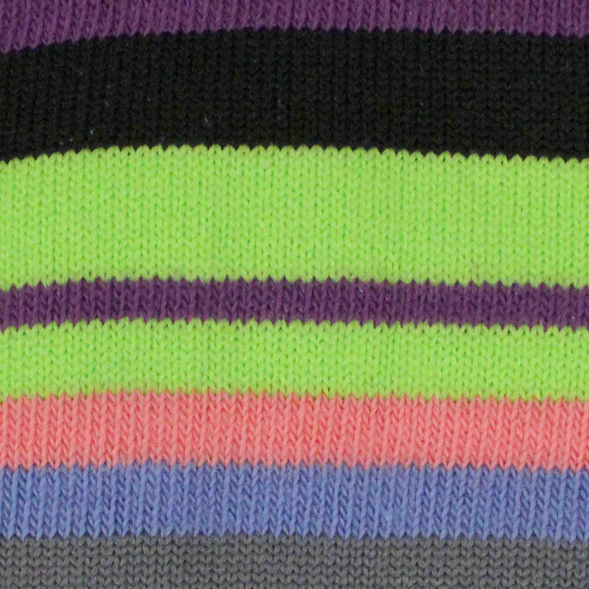 Calcetín de Vestir para Caballero Color Negro con Rayas Multicolor Pierre Cardin