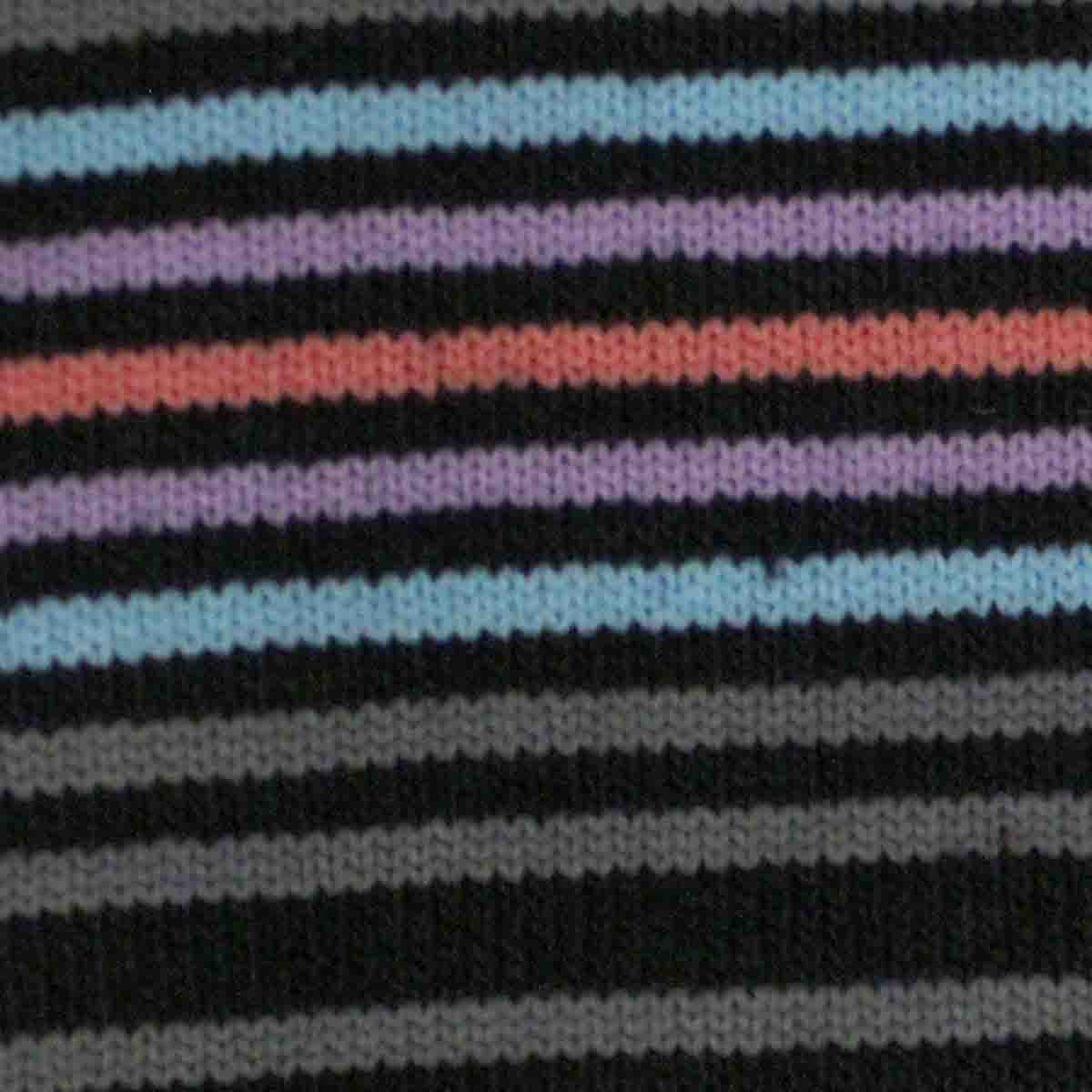 Calcetín de Vestir para Caballero Color Azul Claro con Rayas Multicolor Pierre Cardin