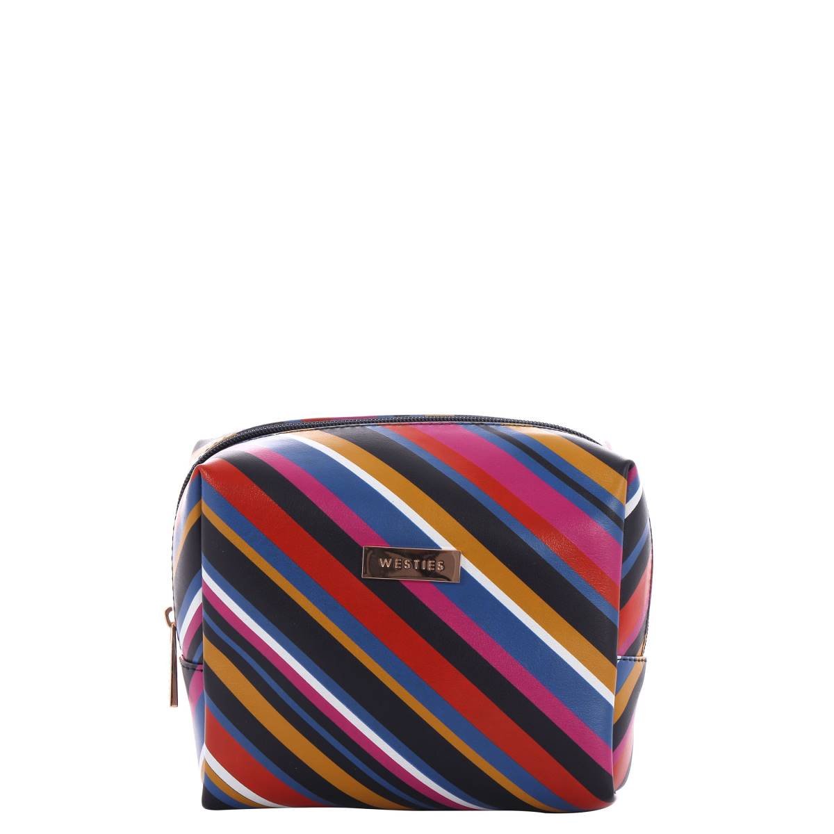 Cosmetic Case Multicolor con Aplicación en Metal Westies