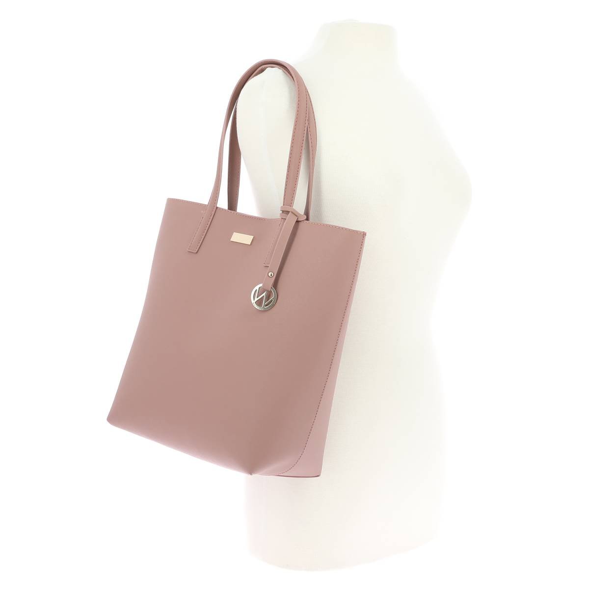 Tote Rosa Pálido con Aplicación en Metal Westies