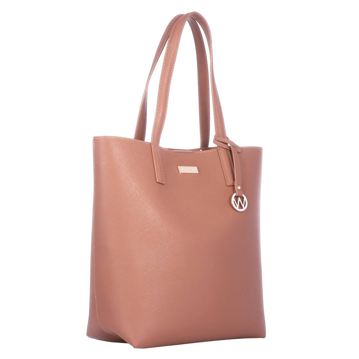 Tote Café con Aplicación en Metal Westies