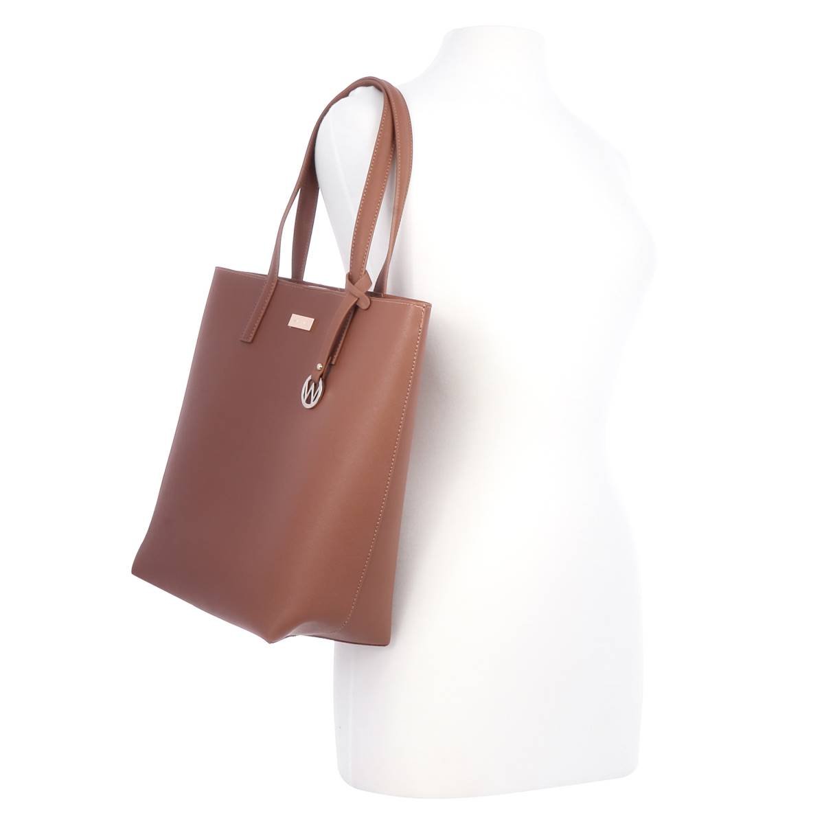 Tote Café con Aplicación en Metal Westies