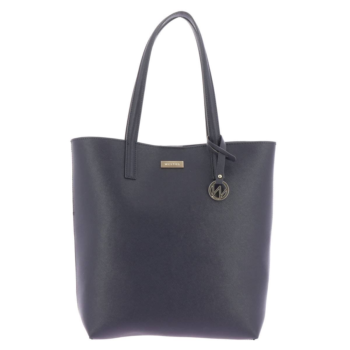 Tote Azul Marino con Aplicación en Metal Westies