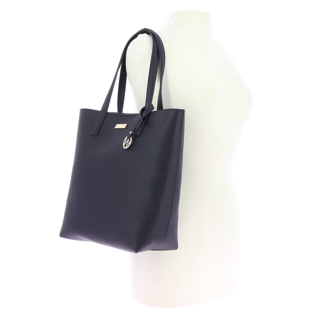 Tote Azul Marino con Aplicación en Metal Westies
