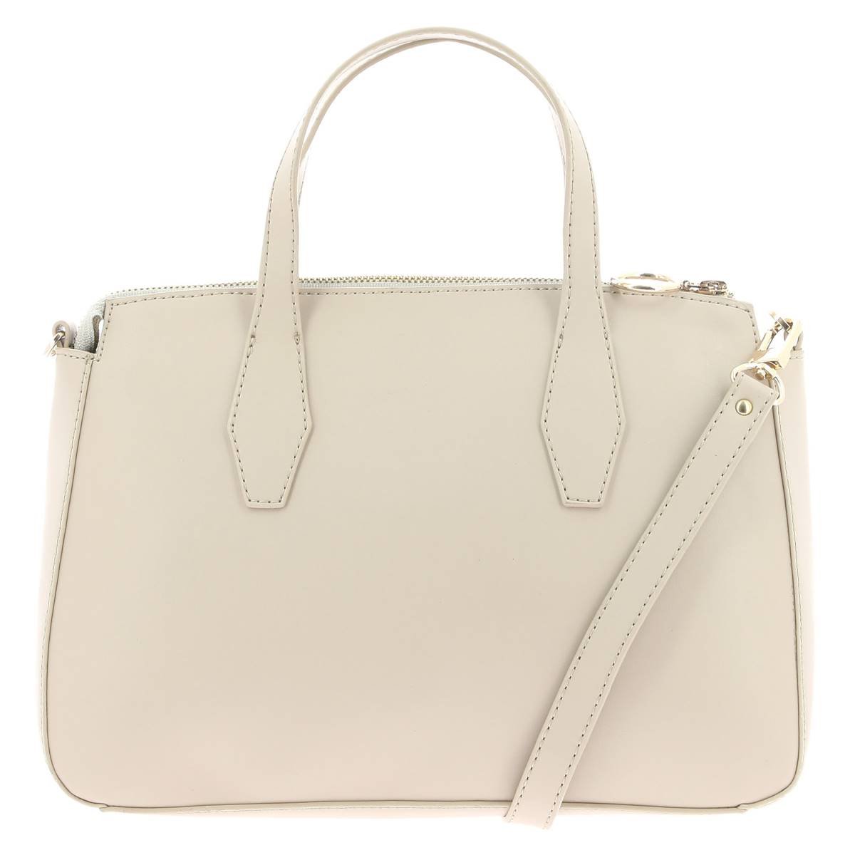 Satchel Beige/multi con Aplicación en Metal Westies