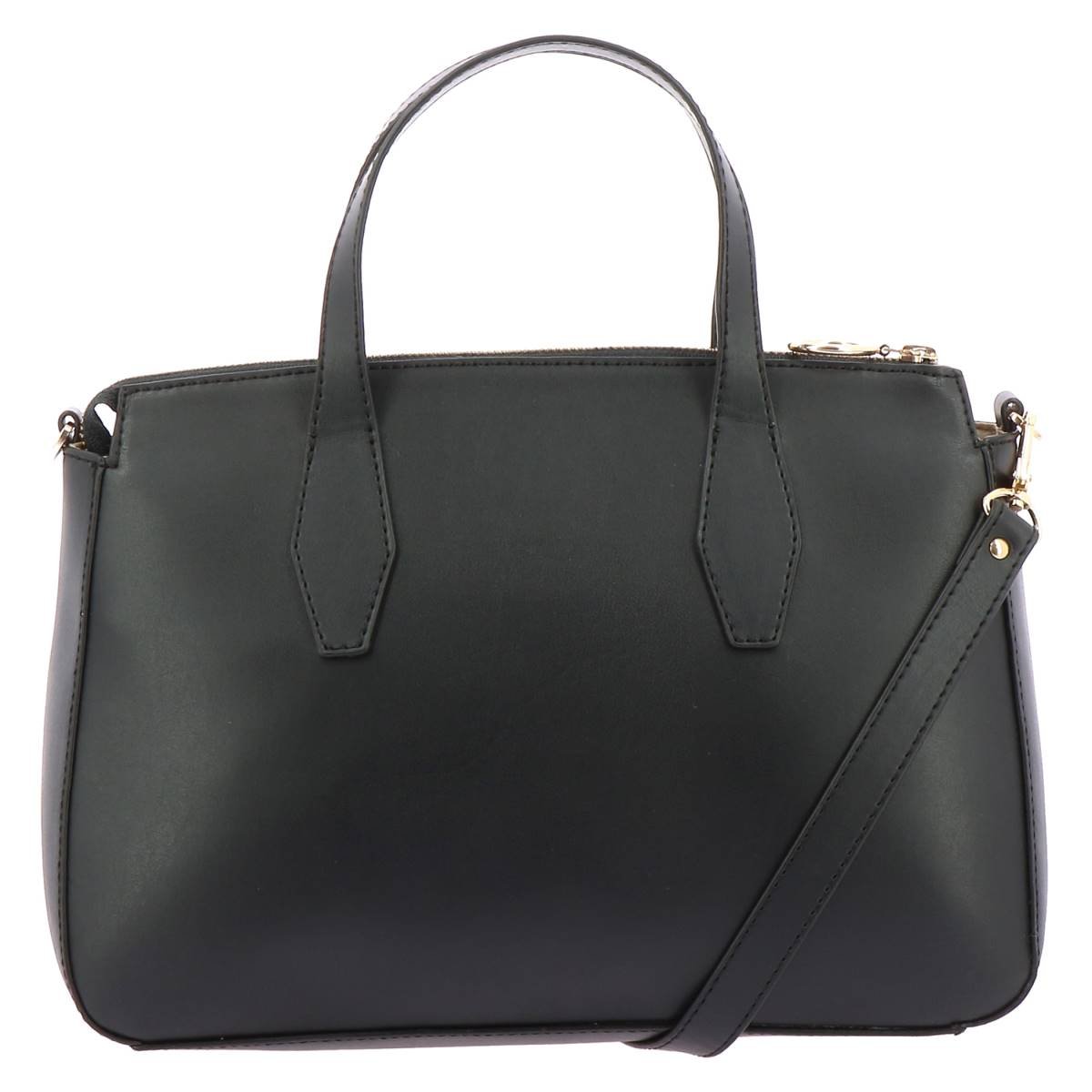 Satchel Negro/multicolor con Aplicación en Metal Westies