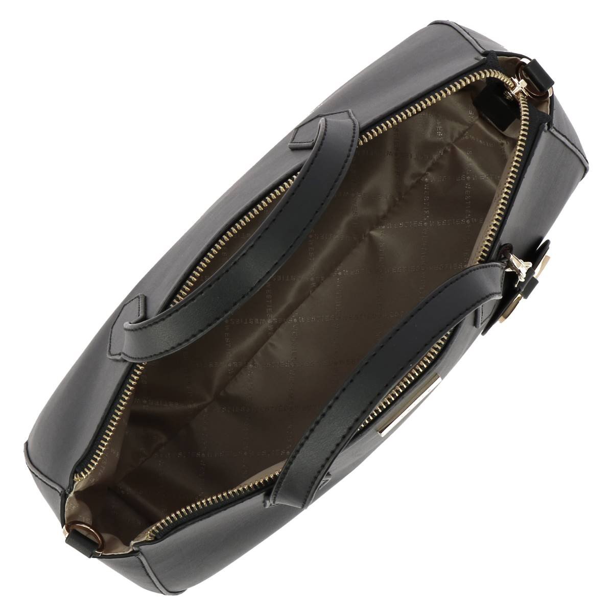 Satchel Negro/multicolor con Aplicación en Metal Westies
