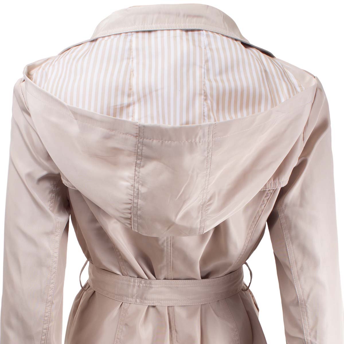 Gabardina Cruzada con Gorro Area Code