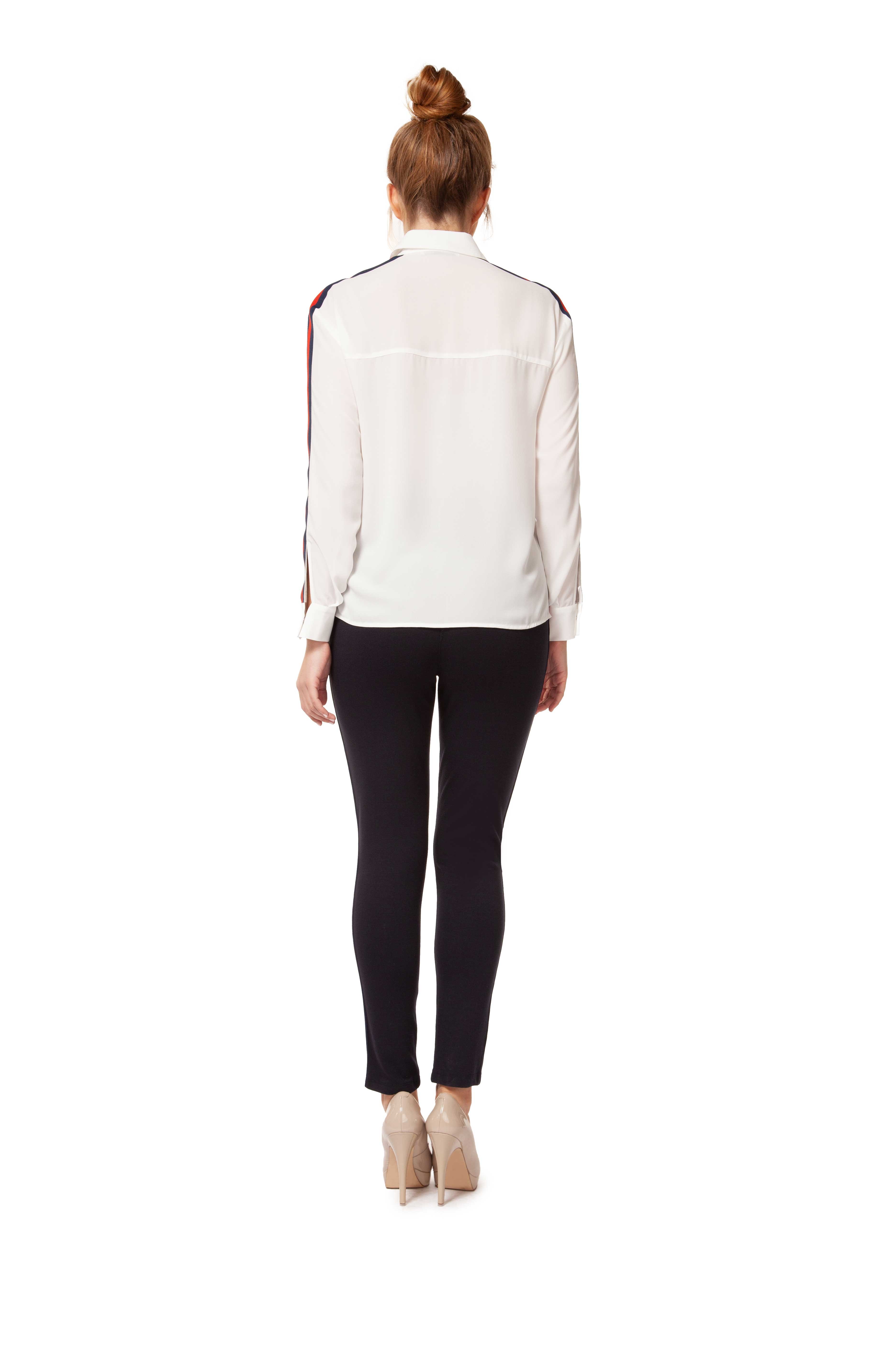 Camisa Cuello Sport Manga Larga Rayas Dex