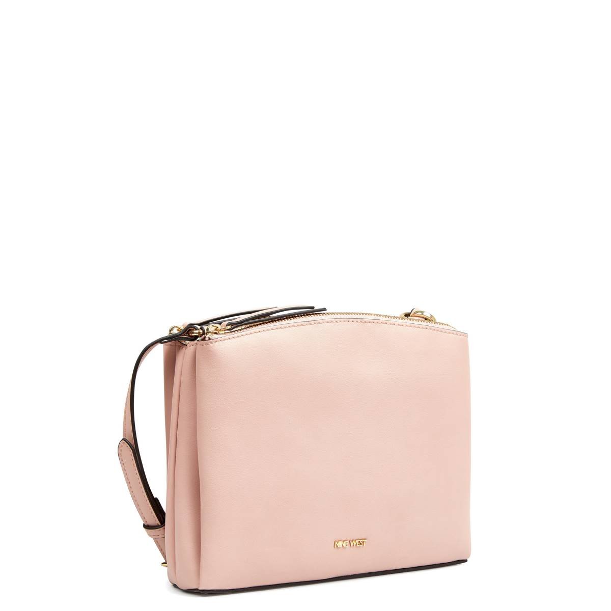 Cross Body Rosa Pálido con Monogram Nine West