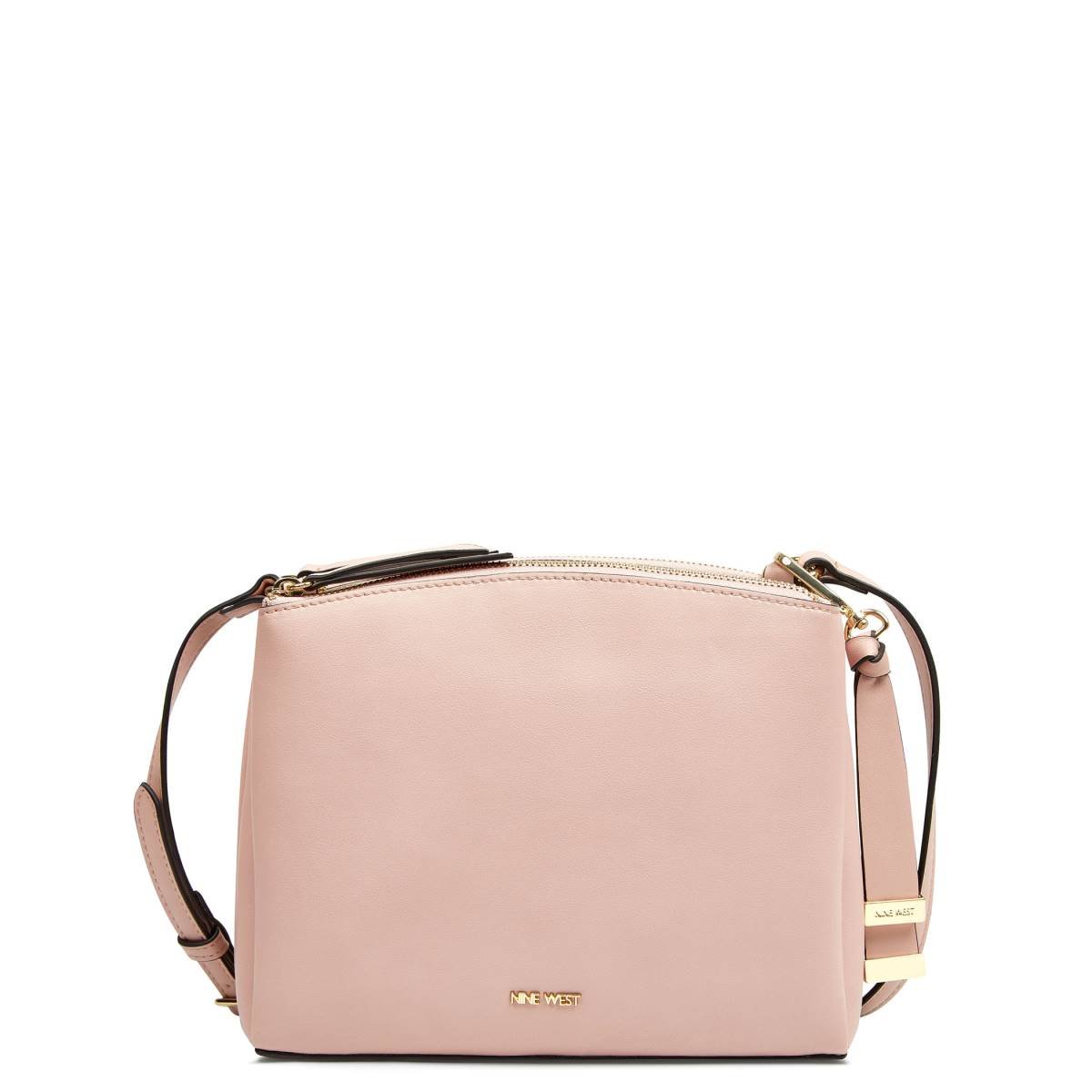 Cross Body Rosa Pálido con Monogram Nine West