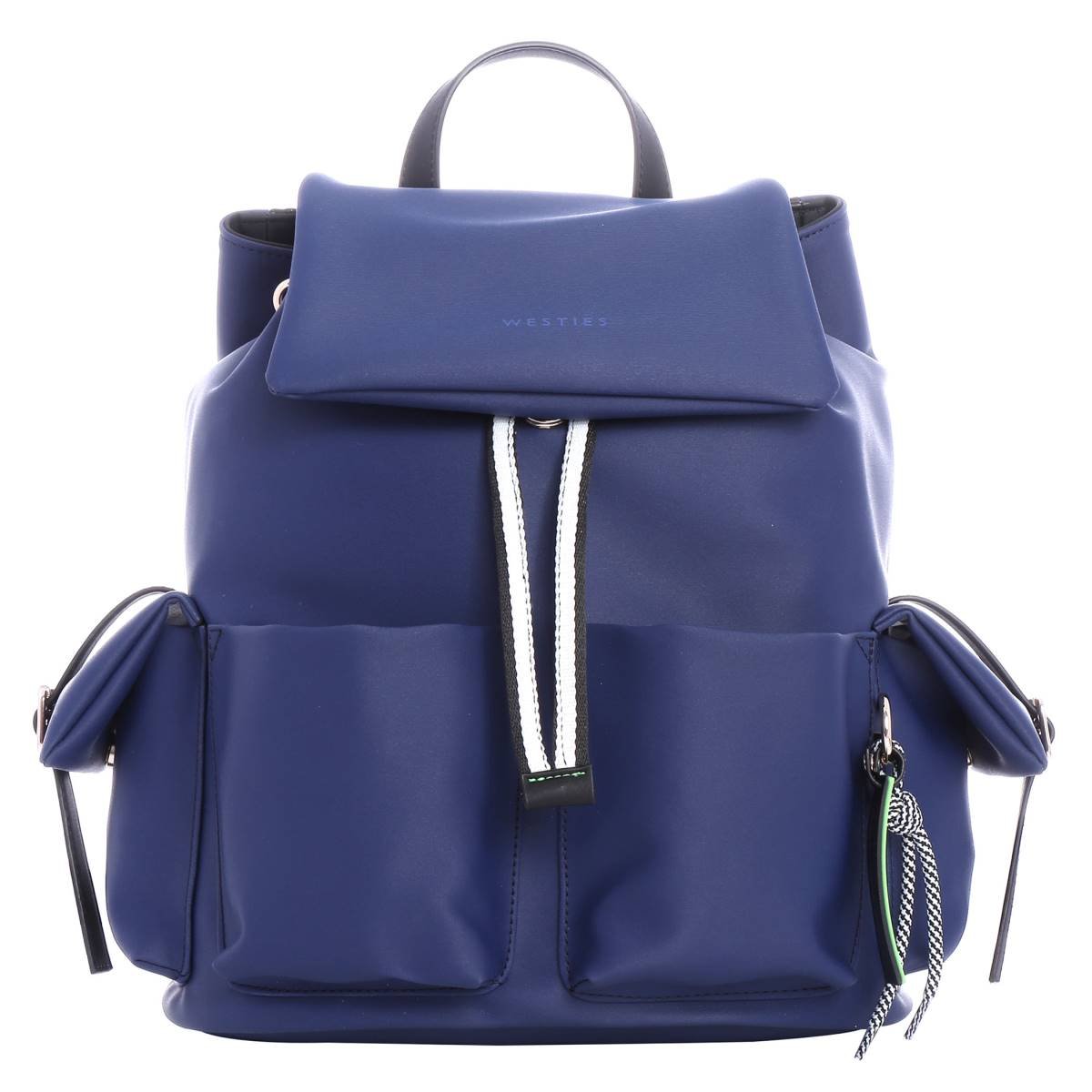 Backpack Azul con Charm Westies