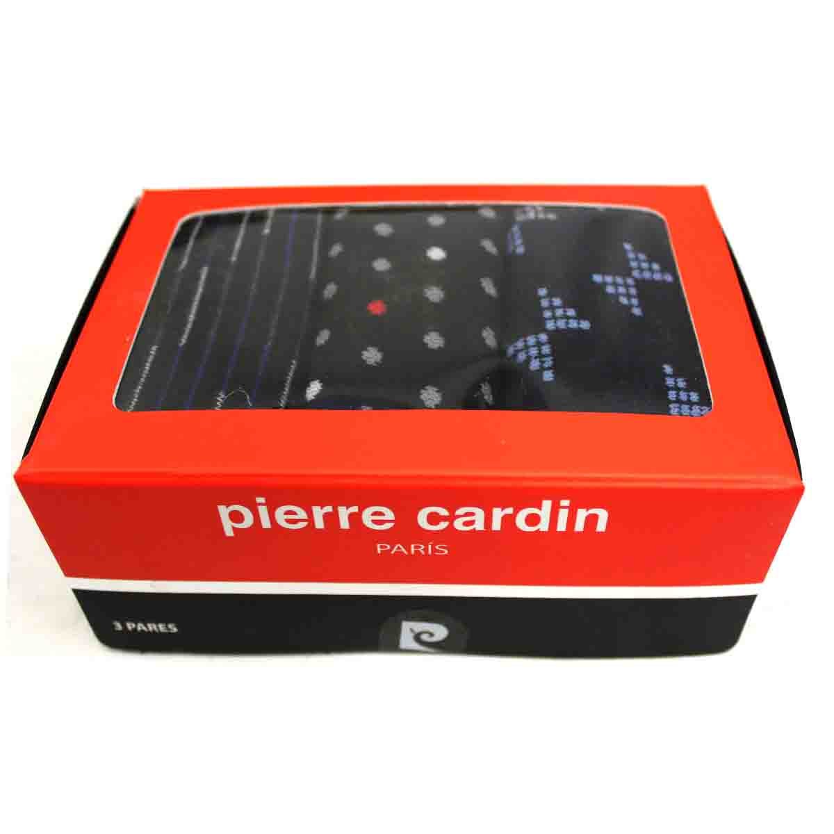 Estuche con 3 Pares de Calcetines de Vestir para Caballero Pierre Cardin