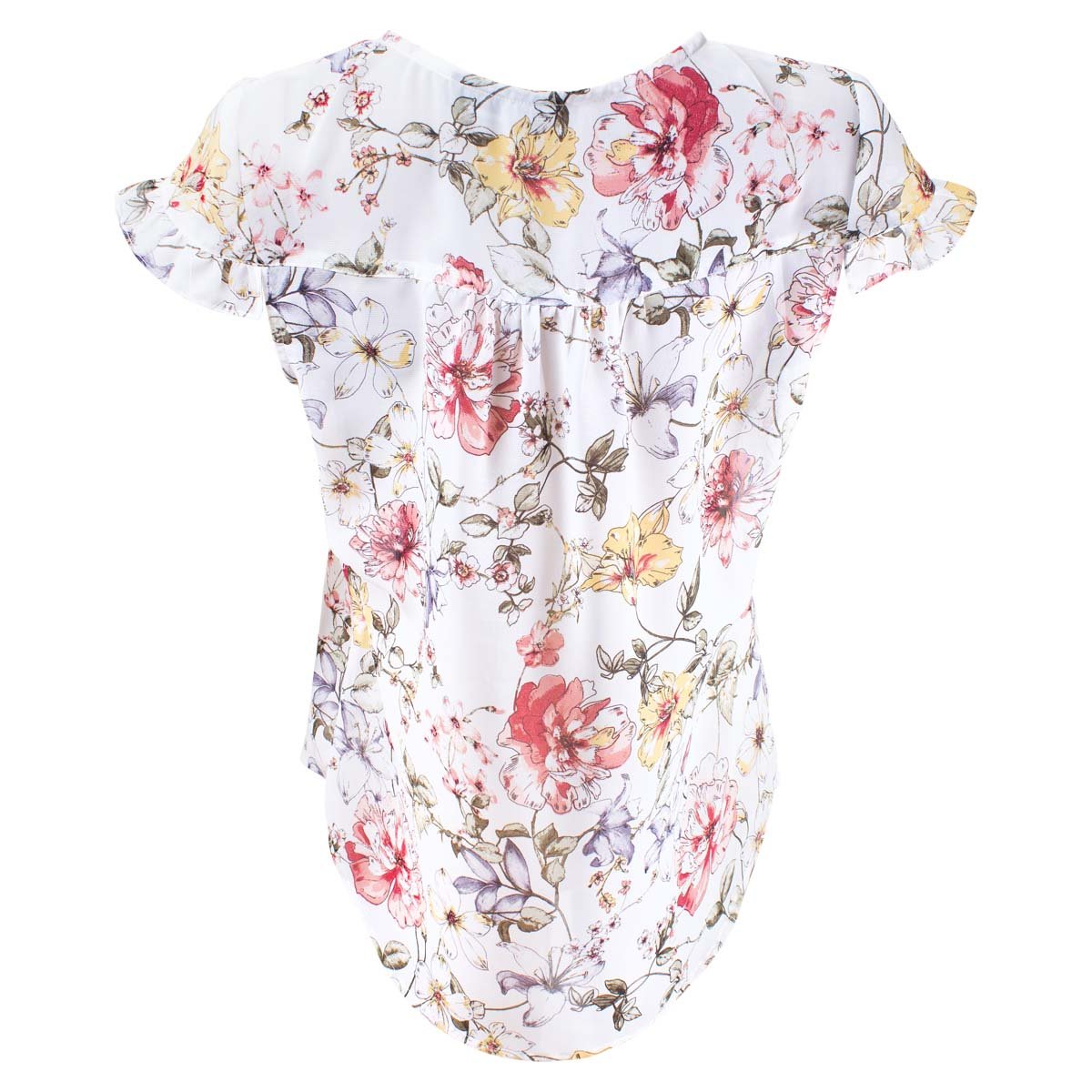 Blusa Estampada con Olan al Frente Area Code