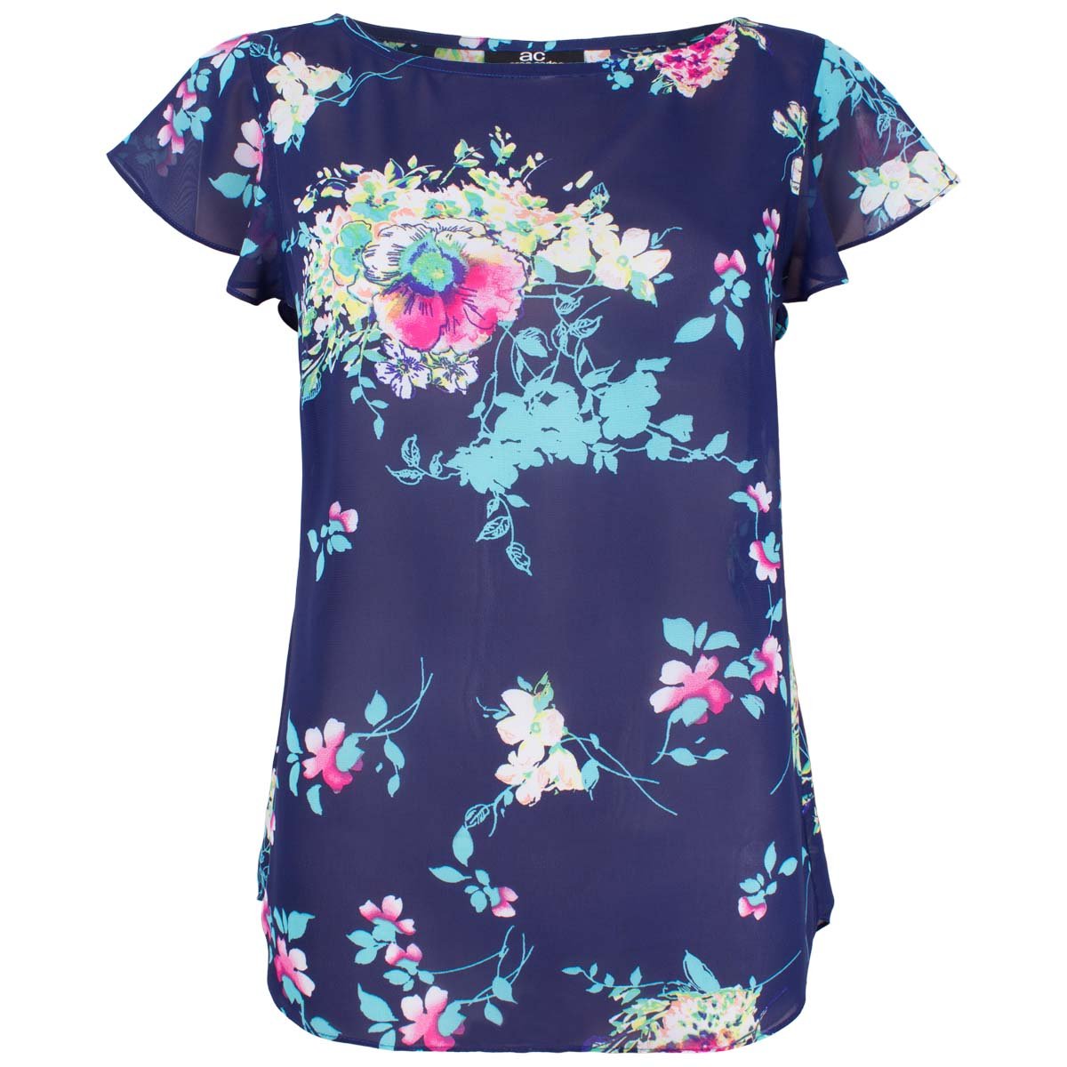 Blusa Estampada Escote Redondo Area Code