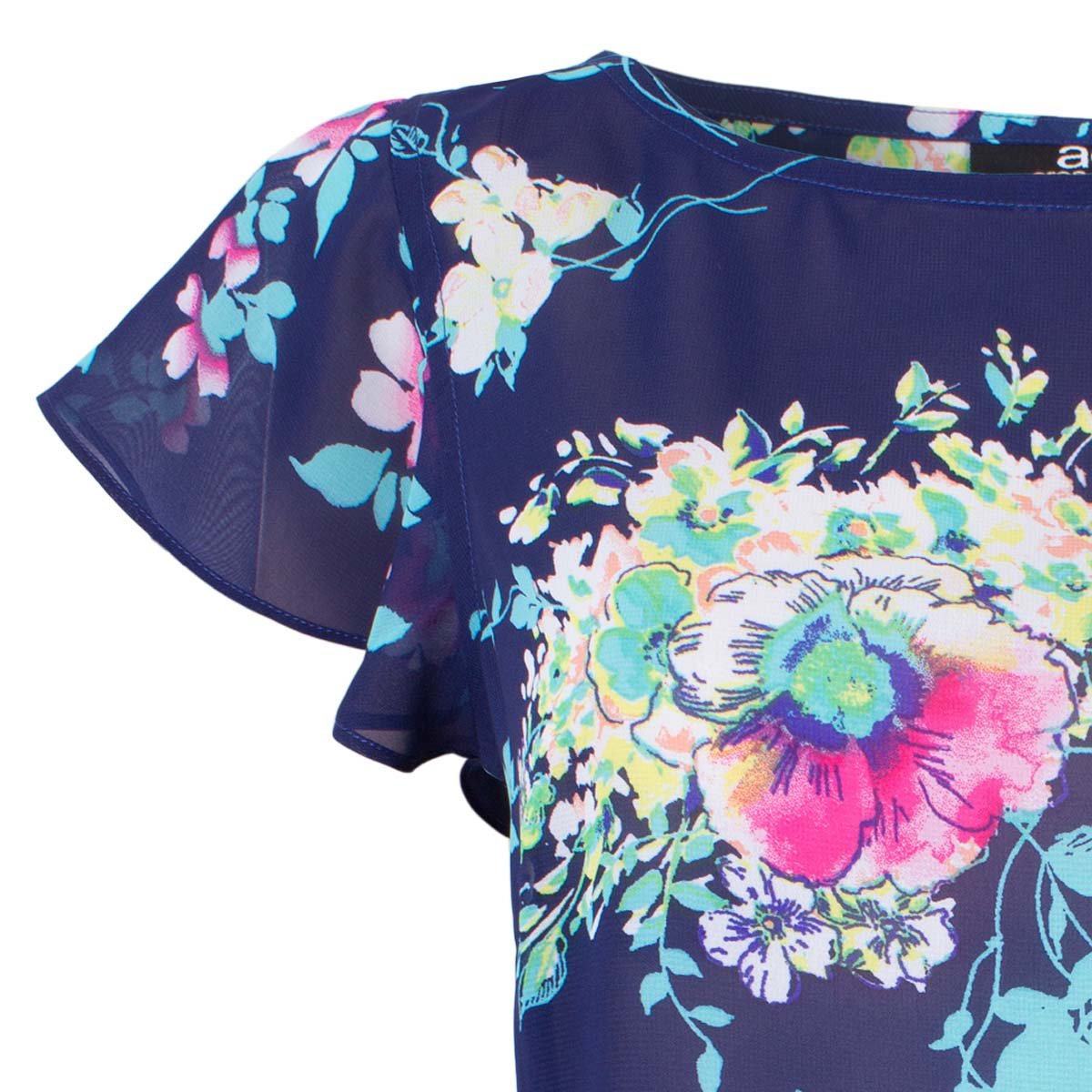 Blusa Estampada Escote Redondo Area Code