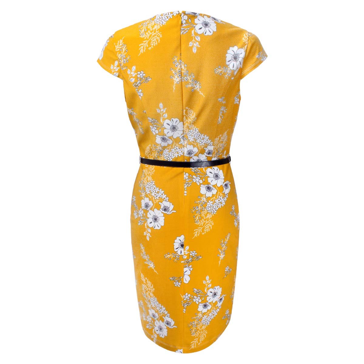 Vestido Estampado con Cinturón Area Code