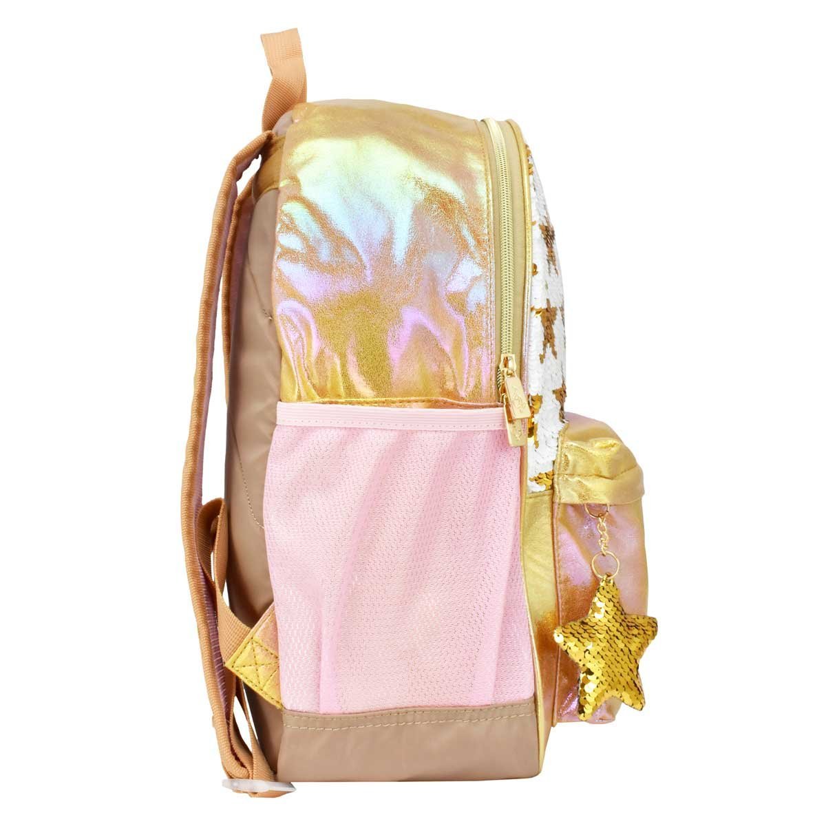 Backpack Dorada con Estrellas Baby Phat