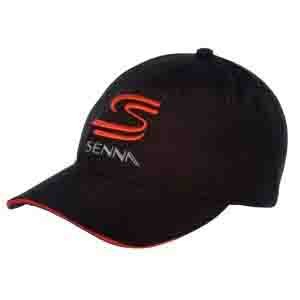 Gorra Color Negro Ayrton Senna