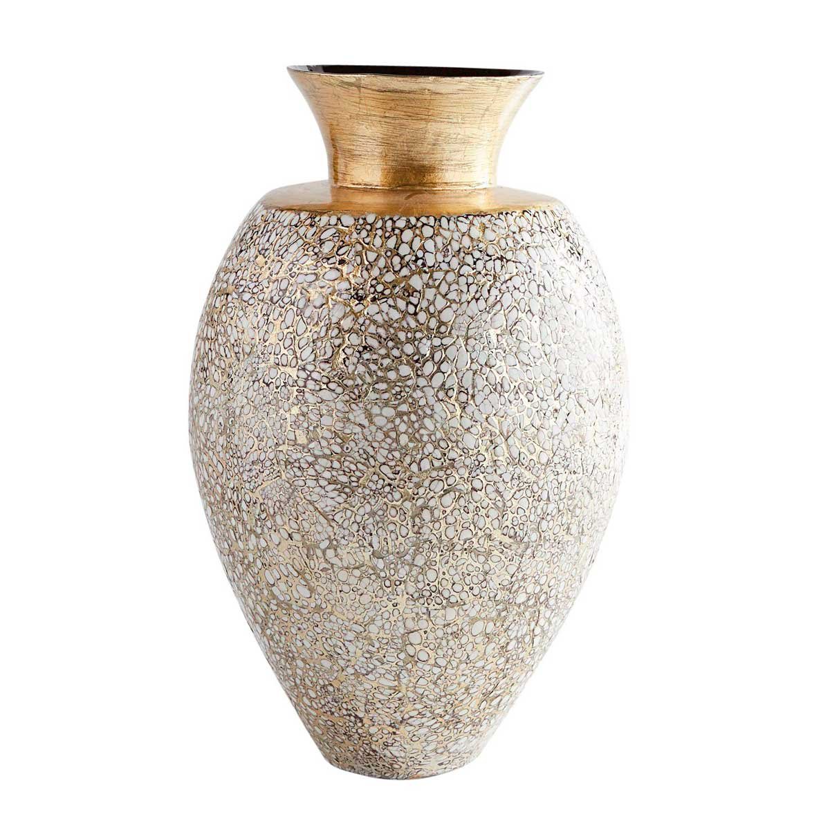 Vasija Grande Bronze Crackle Pier 1 Imports