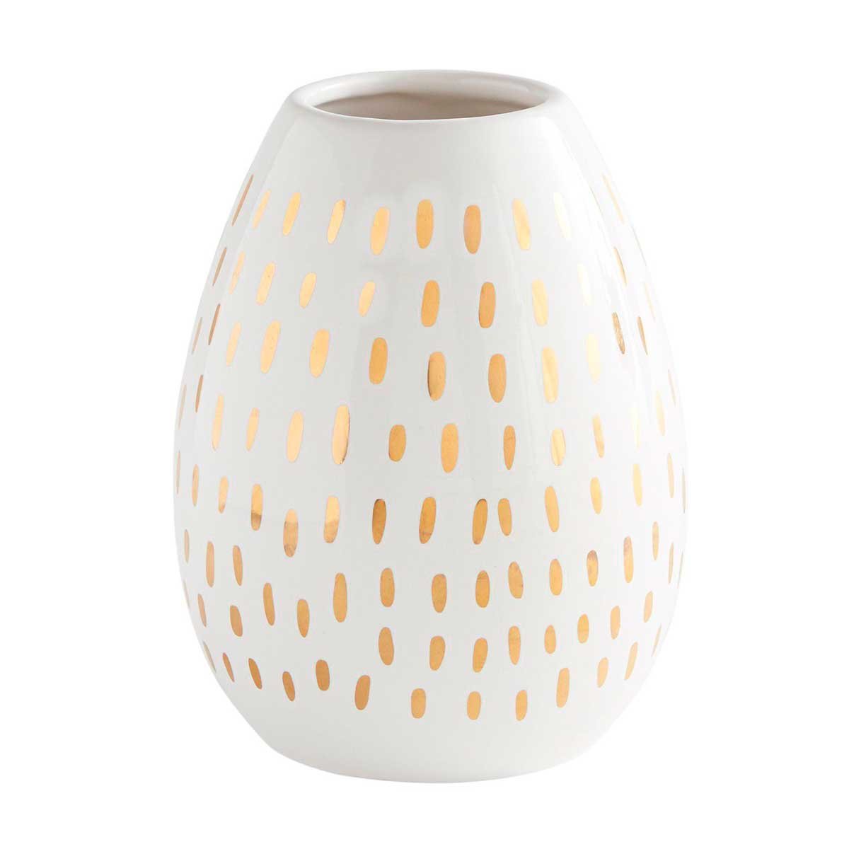 Vasija Gold Dots Pier 1 Imports