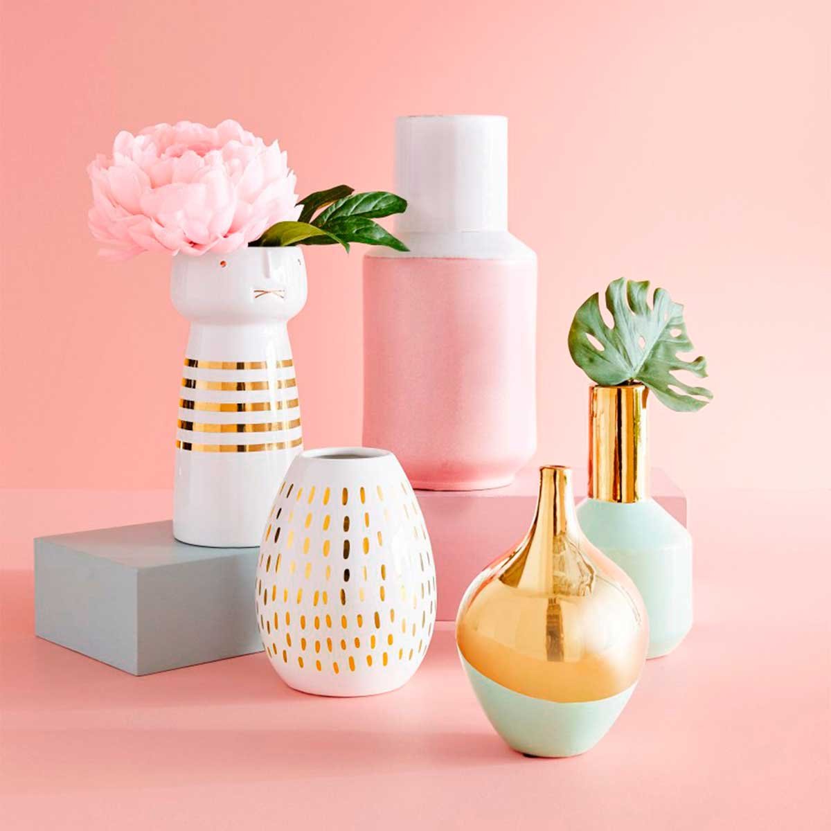 Vasija Gold Dots Pier 1 Imports