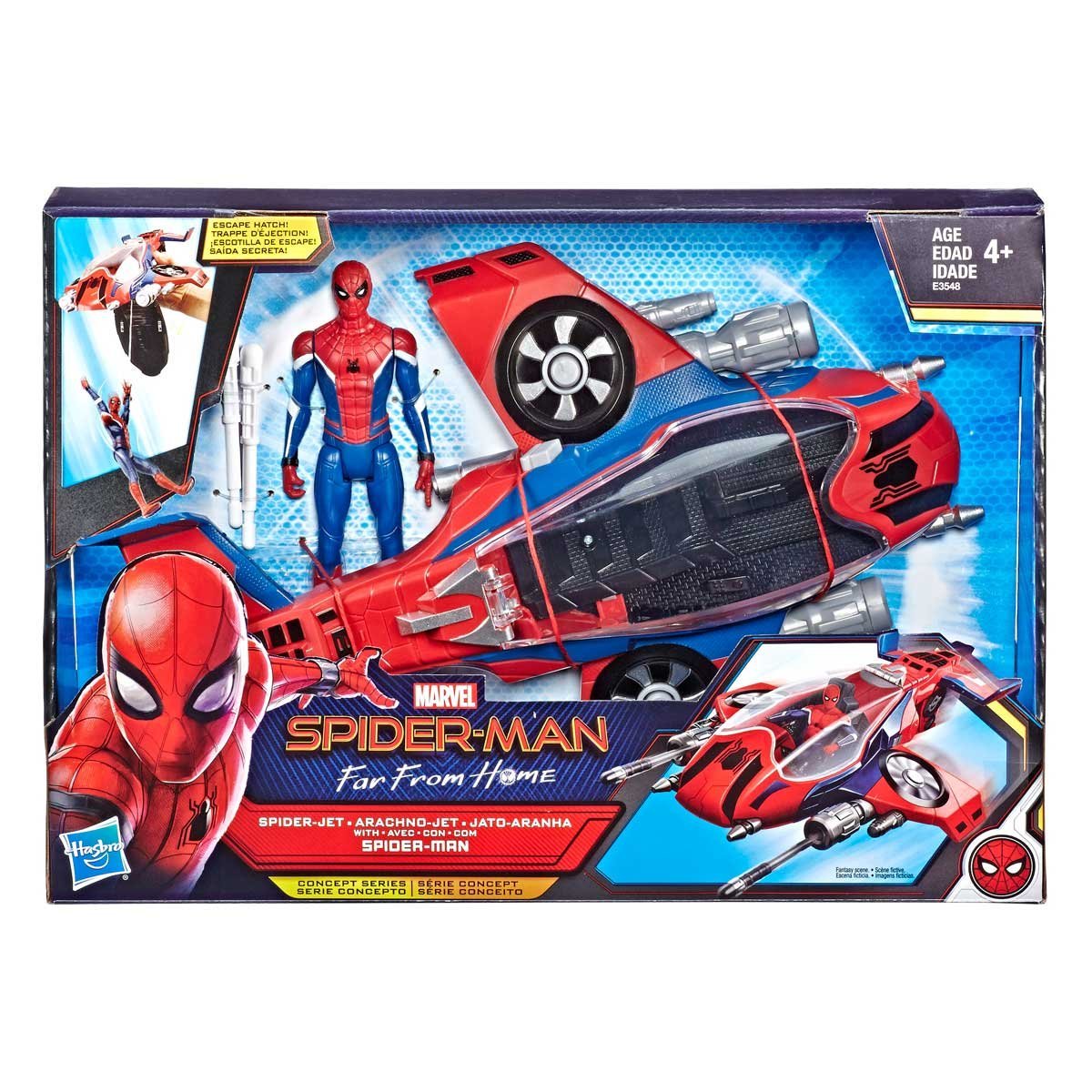 Spider-Jet con Spiderman Hasbro