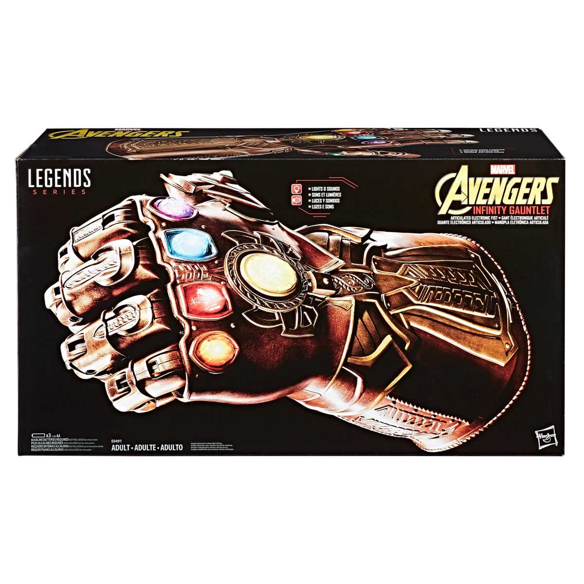 Guante Electr&oacute;nico de Thanos Avengers Legends Hasbro
