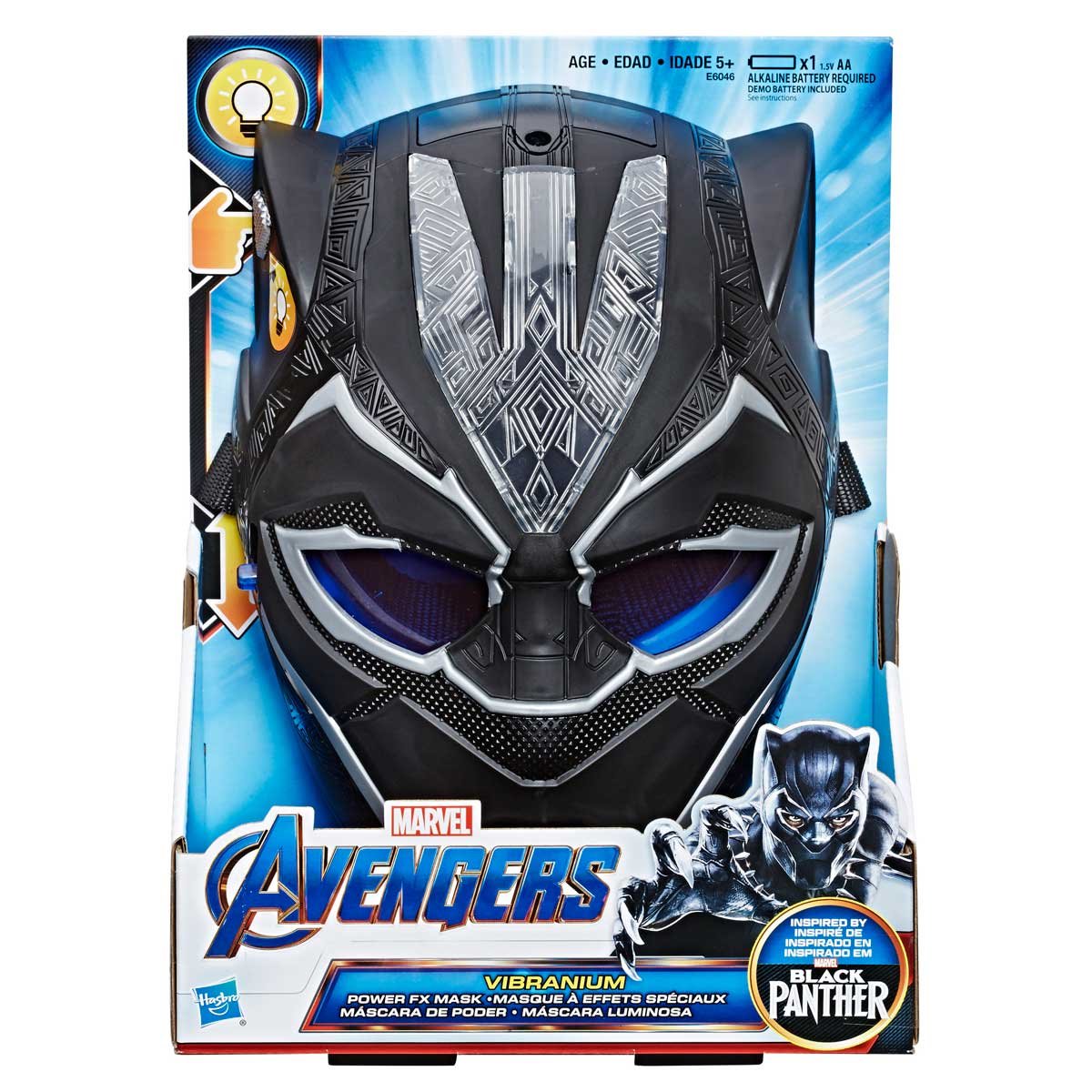 Máscara Vibranium Fx Black Panther Hasbro