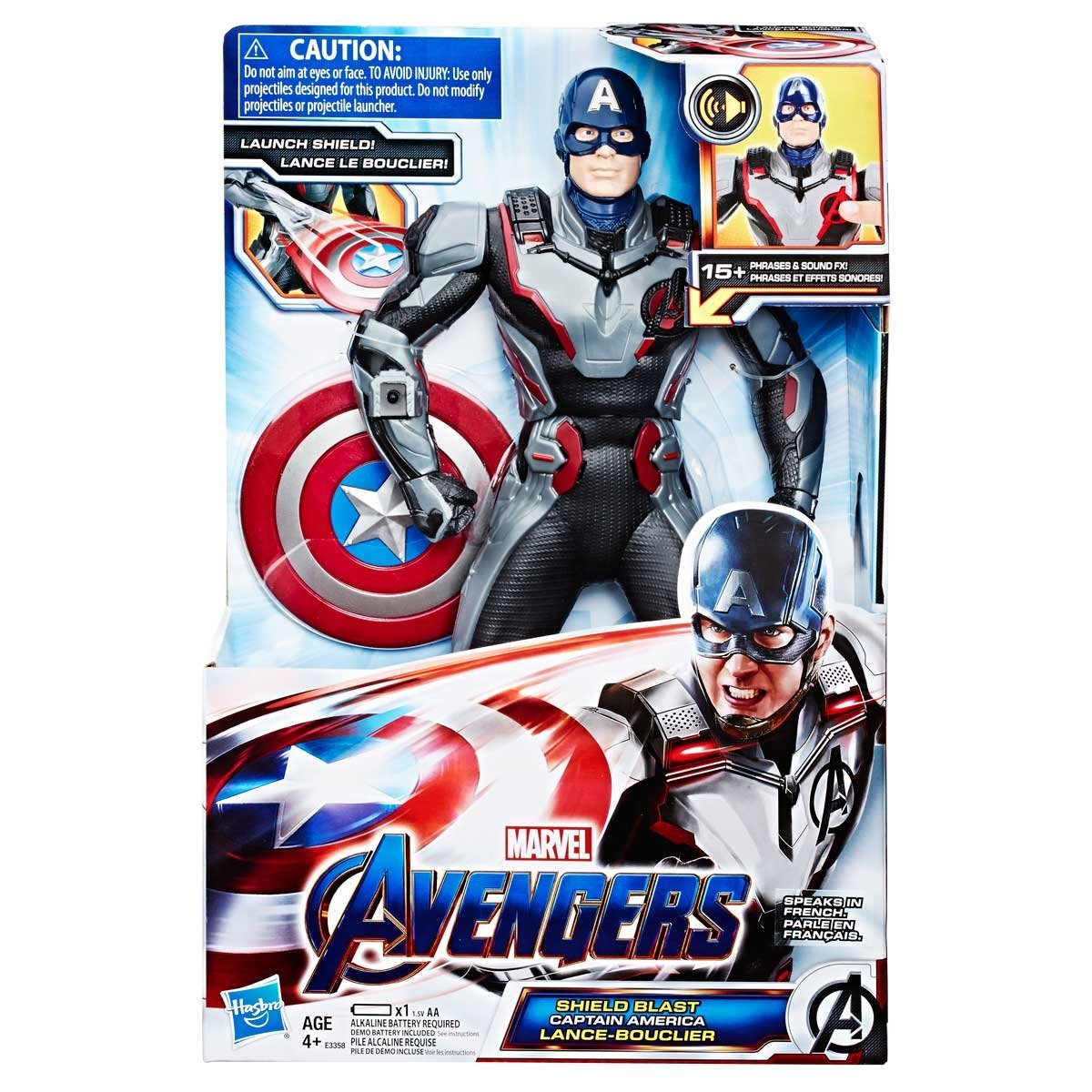 Figura de Acción con Efectos Capitán América Hasbro