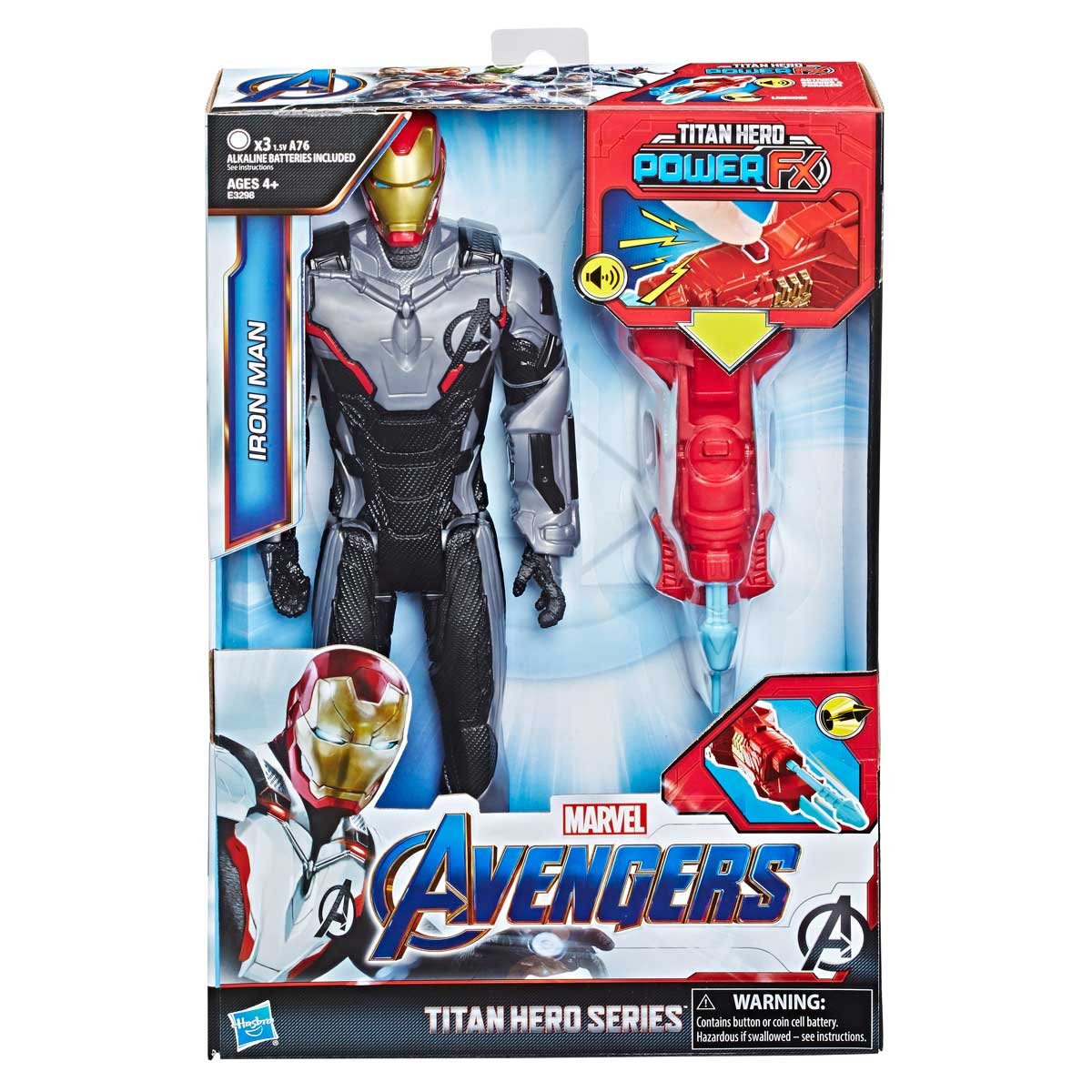 Figura Titan Hero Power Fx Avengers Endgame Iron Man Hasbro