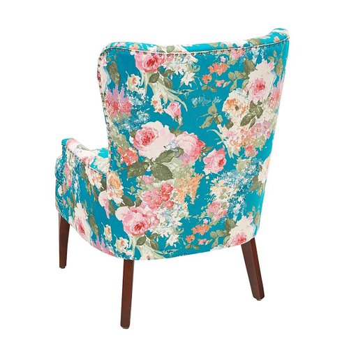 Sillón Teal Floral Wing Austin Collection Pier 1 Imports
