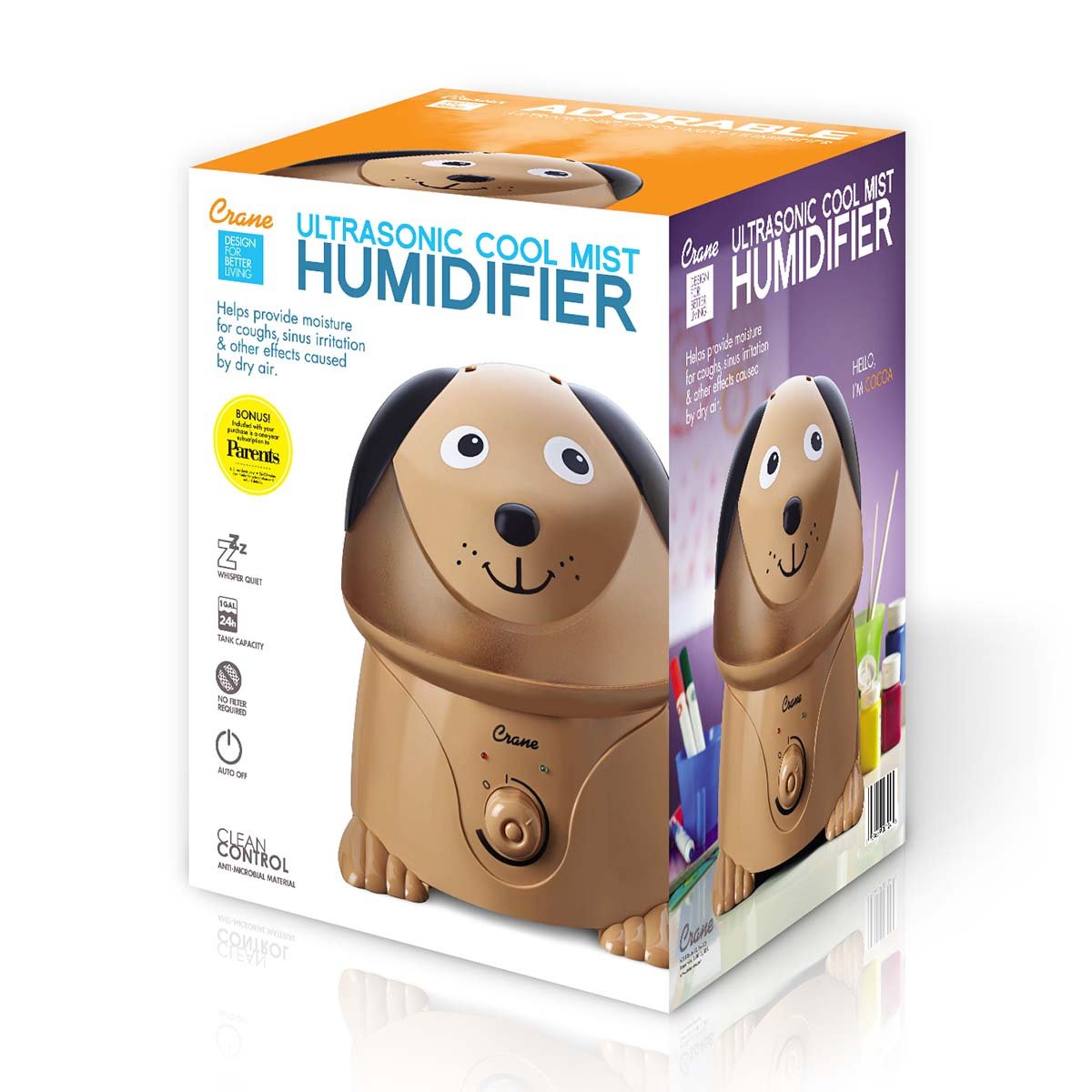 Humidificador Ultrasónico Adorable Perro Crane