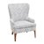 Sill&oacute;n Indigo Damask Wing Austin Collection Pier 1 Imports