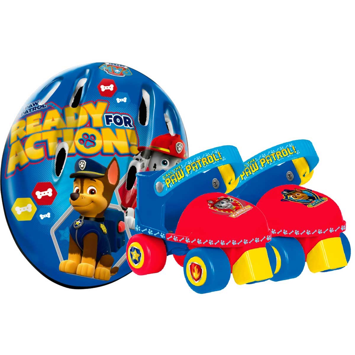 Patines Entrenadores Paw Patrol con Casco Flying Wheel