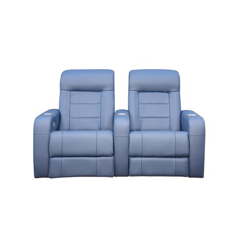 Love Seat El&eacute;ctrico Jade Azul Distinciones Muebles