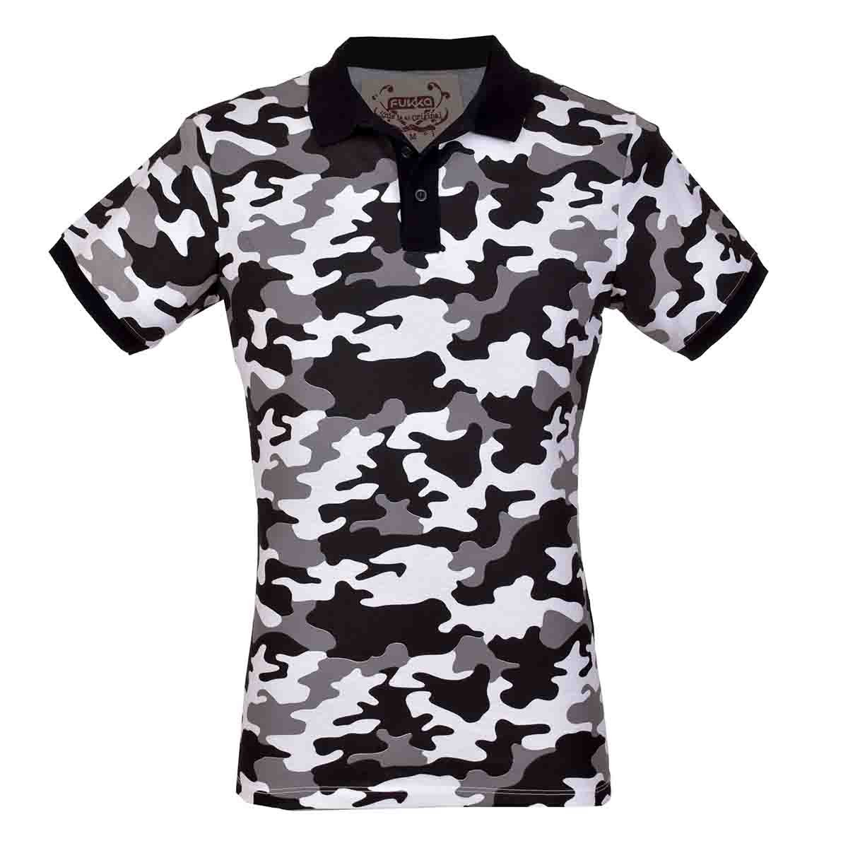 Polo Manga Corta All Over Print Fukka Fukka