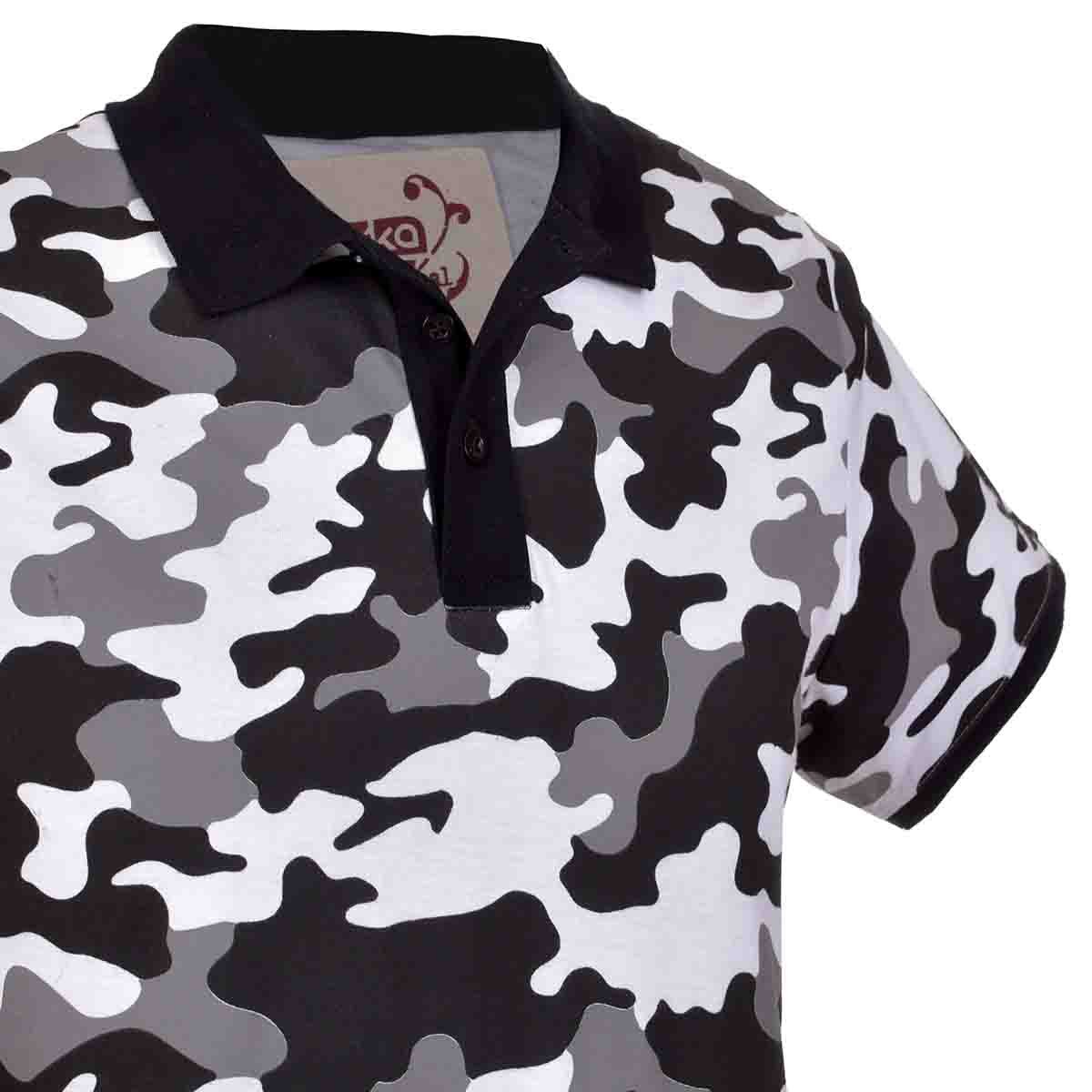 Polo Manga Corta All Over Print Fukka Fukka