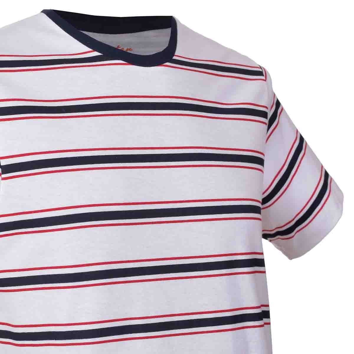 Playera Manga Corta con Estampado Rayas Yongster Yongster