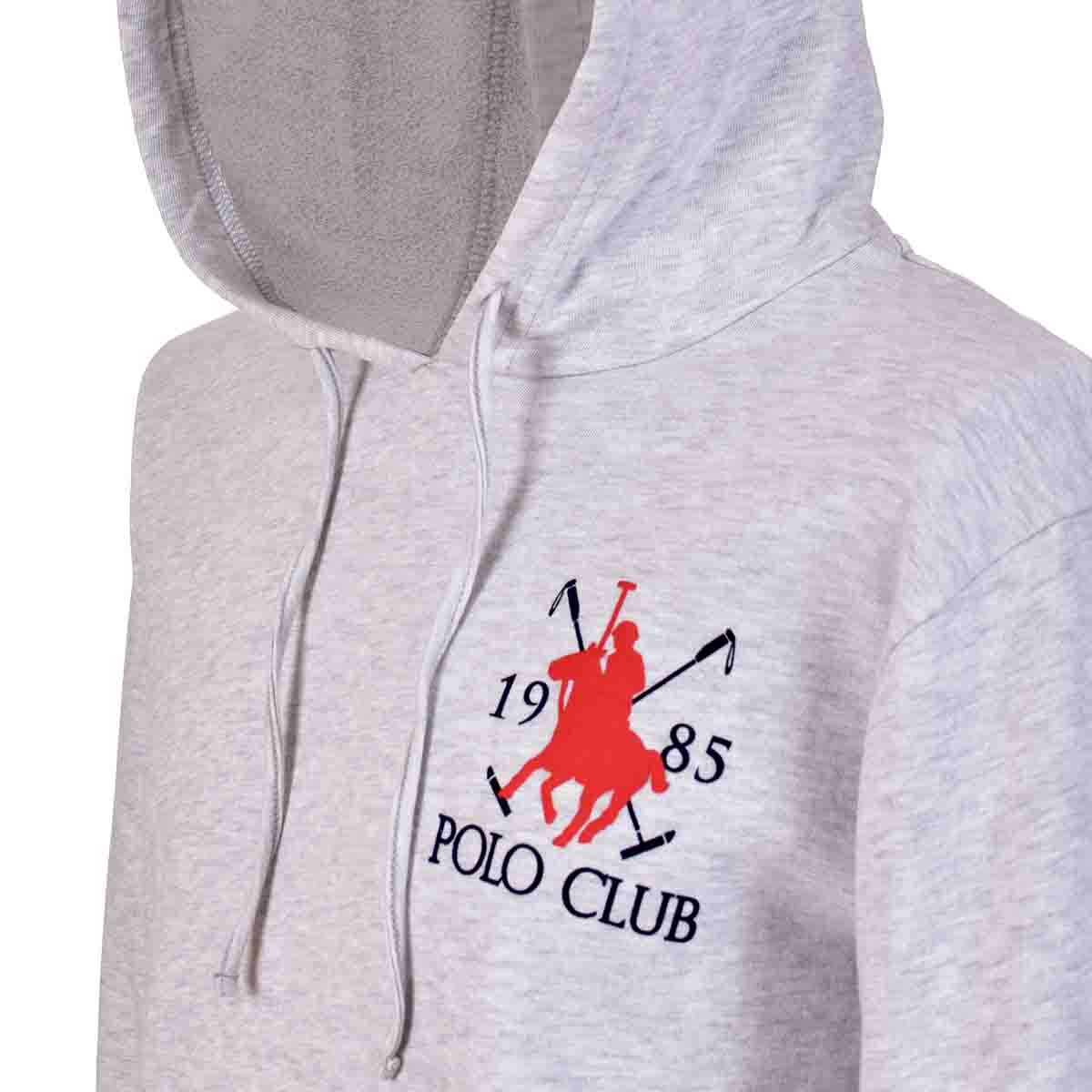 Sudadera con Capucha Color Hueso Polo Club
