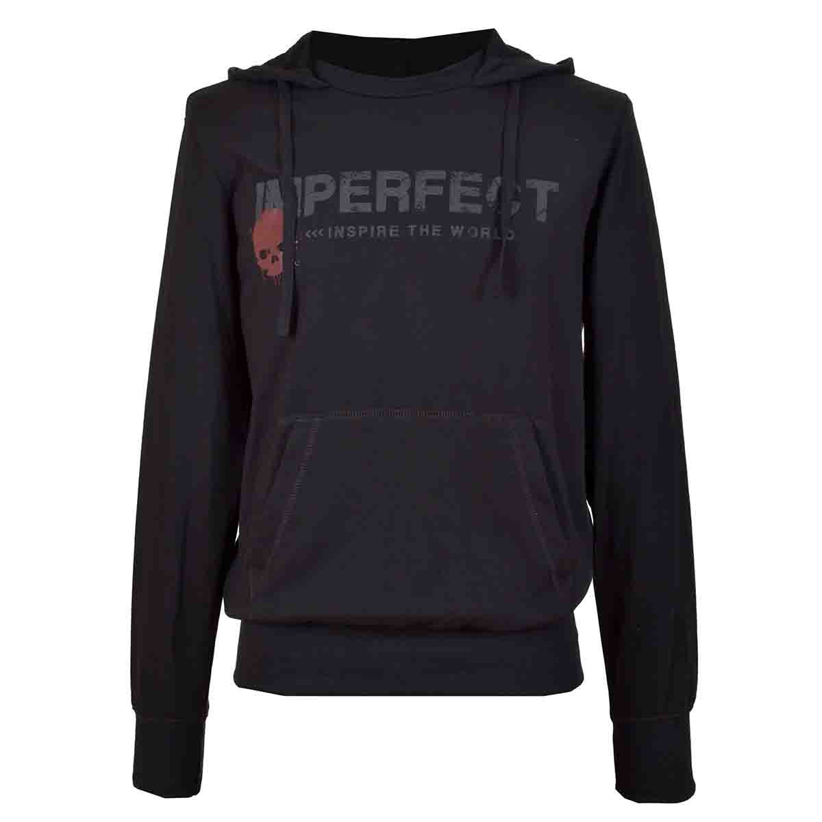 Sudadera Estampada con Capucha Negro Polo Club