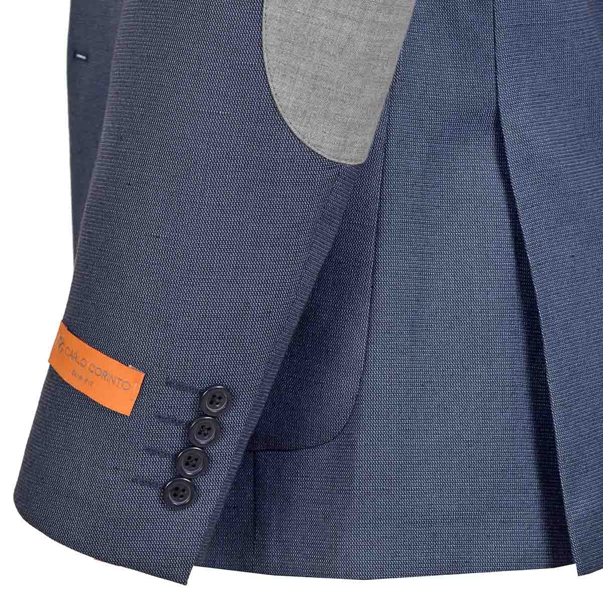 Saco Slim Azul Carlo Corinto