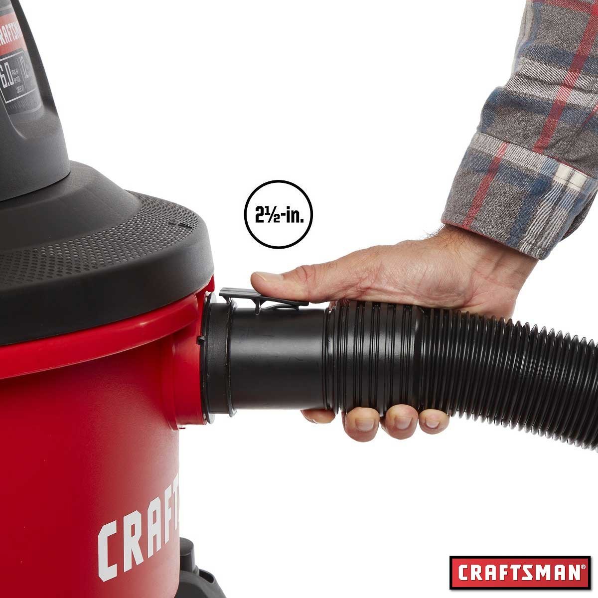 Aspiradora Seco/mojado 12 Galones y 6.0 Hp Craftsman