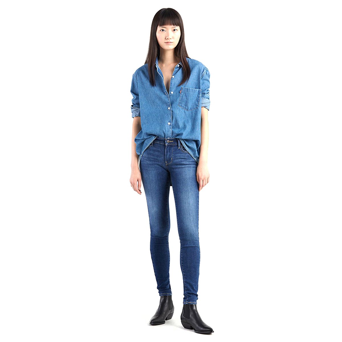 Jeans 710 Super Skinny Levis para Mujer